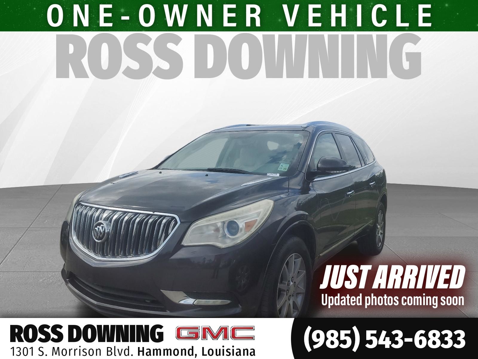 Gray (Iridium Metallic) 2014 Buick Enclave Leather FWD SUV / Crossover Front-Wheel Drive 6-Speed Automatic
