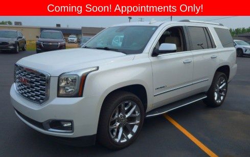 White Frost 2020 GMC Yukon SUV / Crossover Four-Wheel Drive Automatic