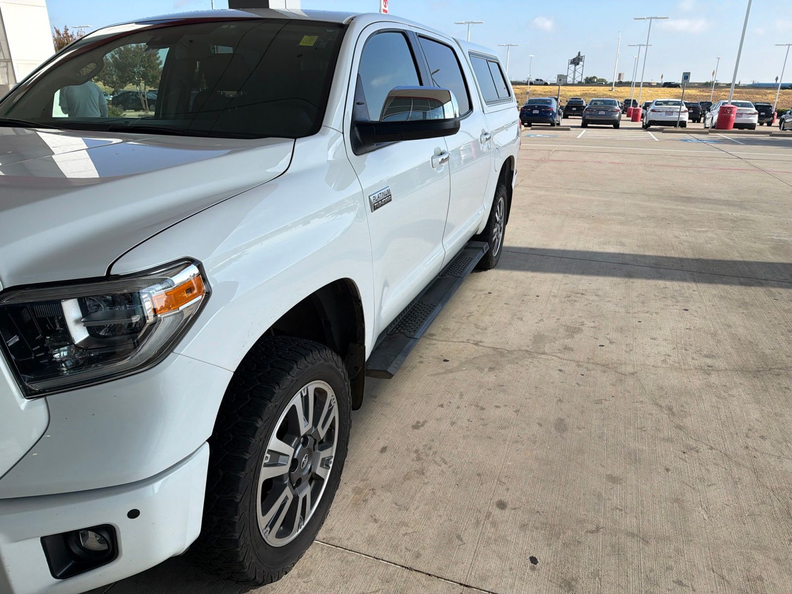 Super White 2020 Toyota Tundra Pickup Truck Four-Wheel Drive 6-Speed Automatic