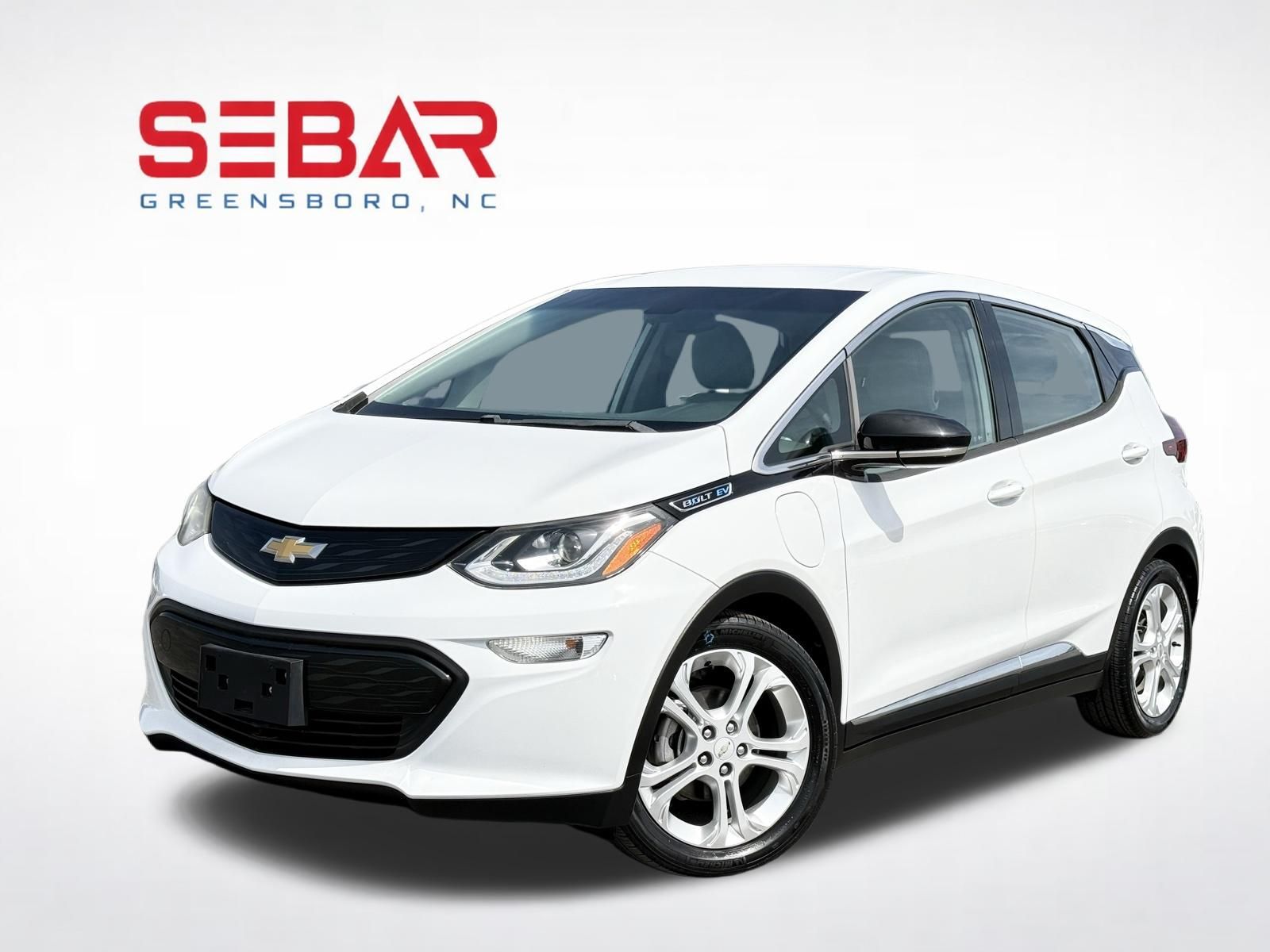 Summit White 2019 Chevrolet Bolt EV LT FWD Hatchback Front-Wheel Drive 1-Speed Automatic