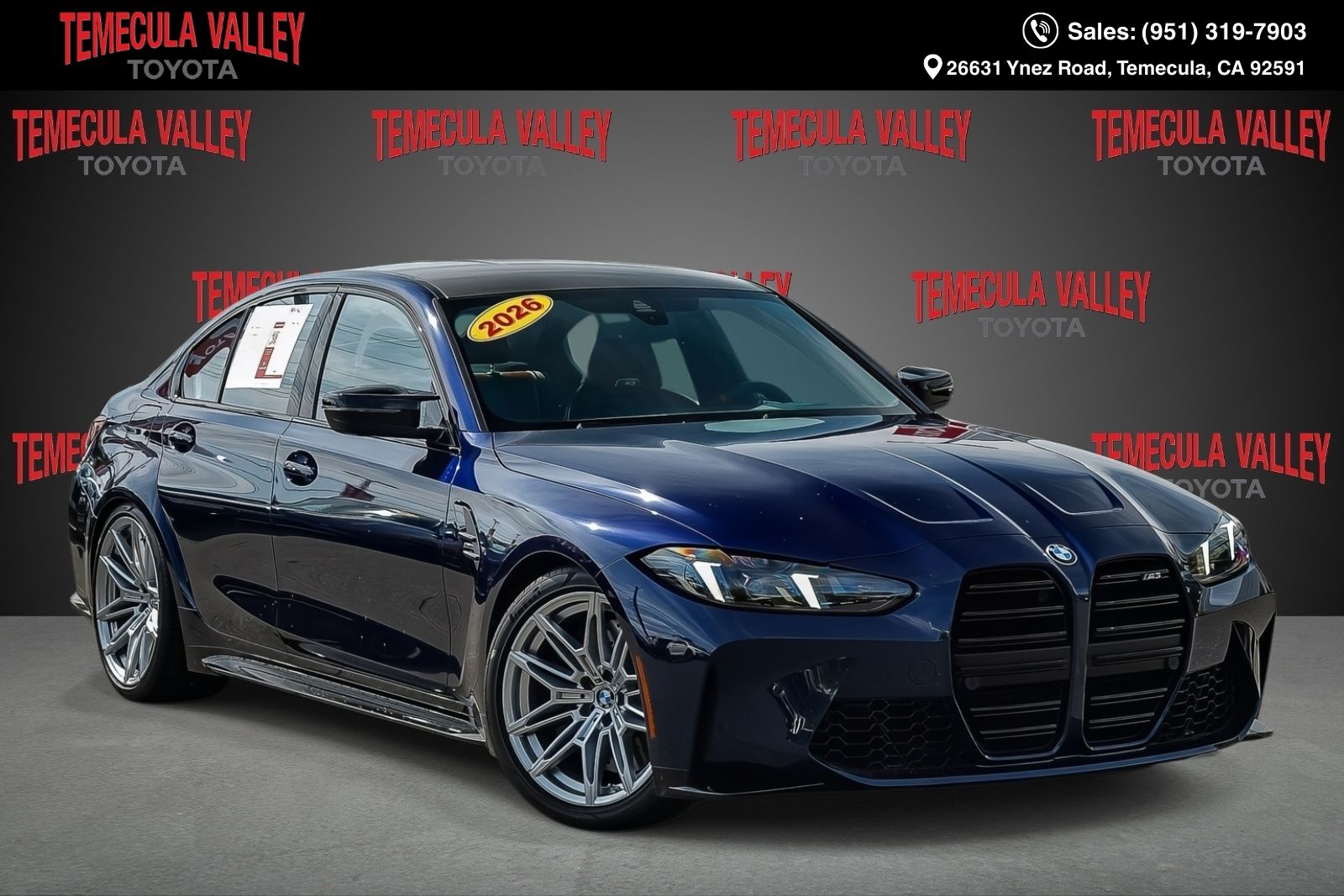 Tanzanite Blue II Metallic 2026 BMW M3 RWD Sedan Rear-Wheel Drive 6-Speed Manual