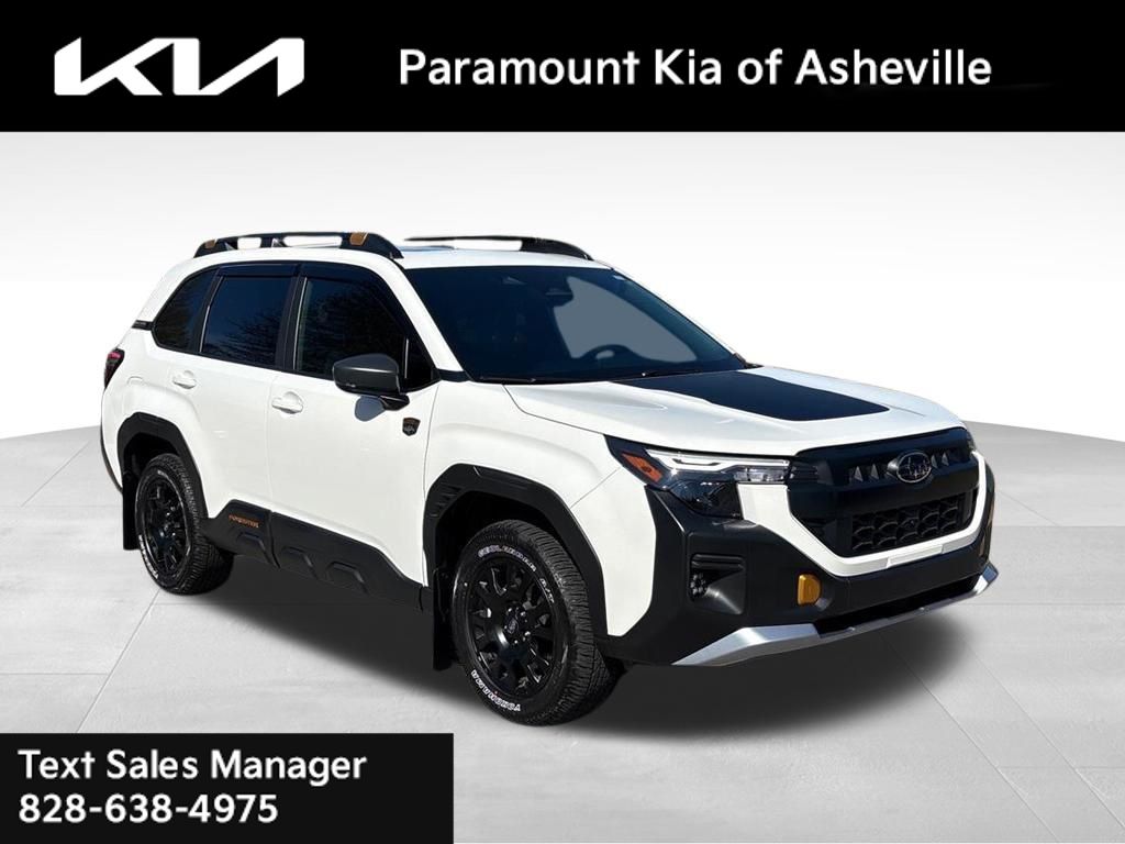 Crystal White 2026 Subaru Forester Wilderness Crossover AWD SUV / Crossover All-Wheel Drive Continuously Variable Transmission