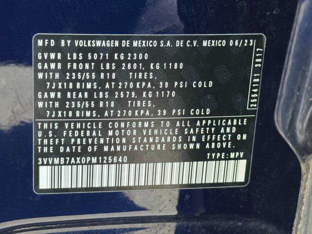 Used 2023 Blue Volkswagen 2.0T SE image 26
