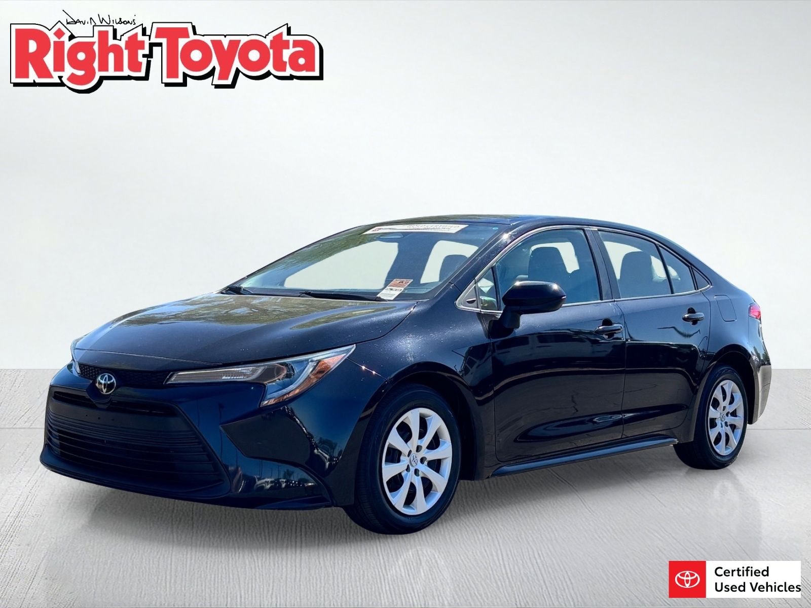 Midnight Black Metallic 2024 Toyota Corolla Sedan Front-Wheel Drive Continuously Variable Transmission