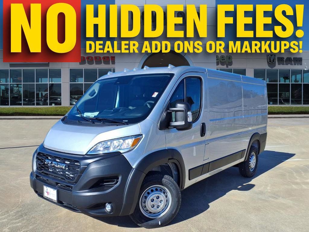 Bright Silver Metallic Clearcoat 2026 RAM ProMaster 2500 Tradesman 136 Low Roof Cargo Van FWD Van Front-Wheel Drive 9-Speed Automatic