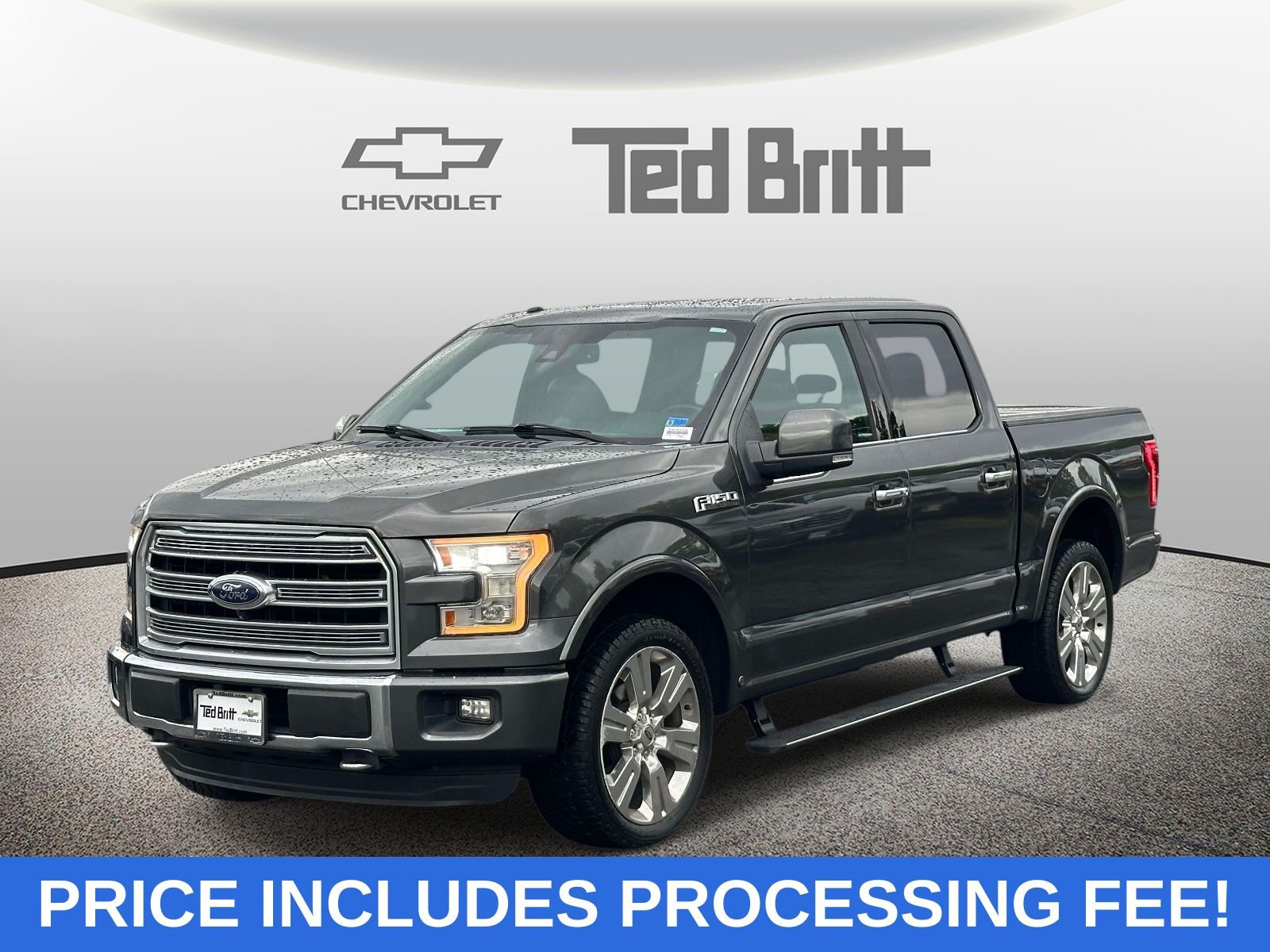 Gray (Magnetic) 2016 Ford F-150 Pickup Truck Four-Wheel Drive 6-Speed Automatic