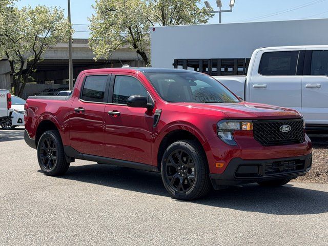 Ruby Red Metallic 2025 Ford Maverick XLT SuperCrew AWD Pickup Truck All-Wheel Drive 8-Speed Automatic