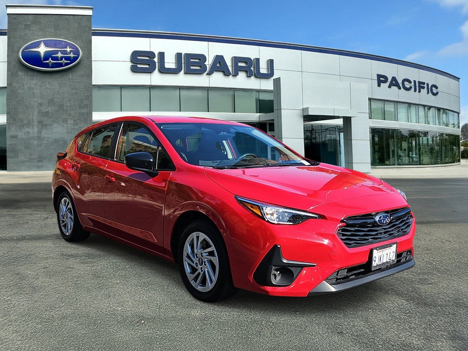 Pure Red 2024 Subaru Impreza AWD Wagon All-Wheel Drive Continuously Variable Transmission