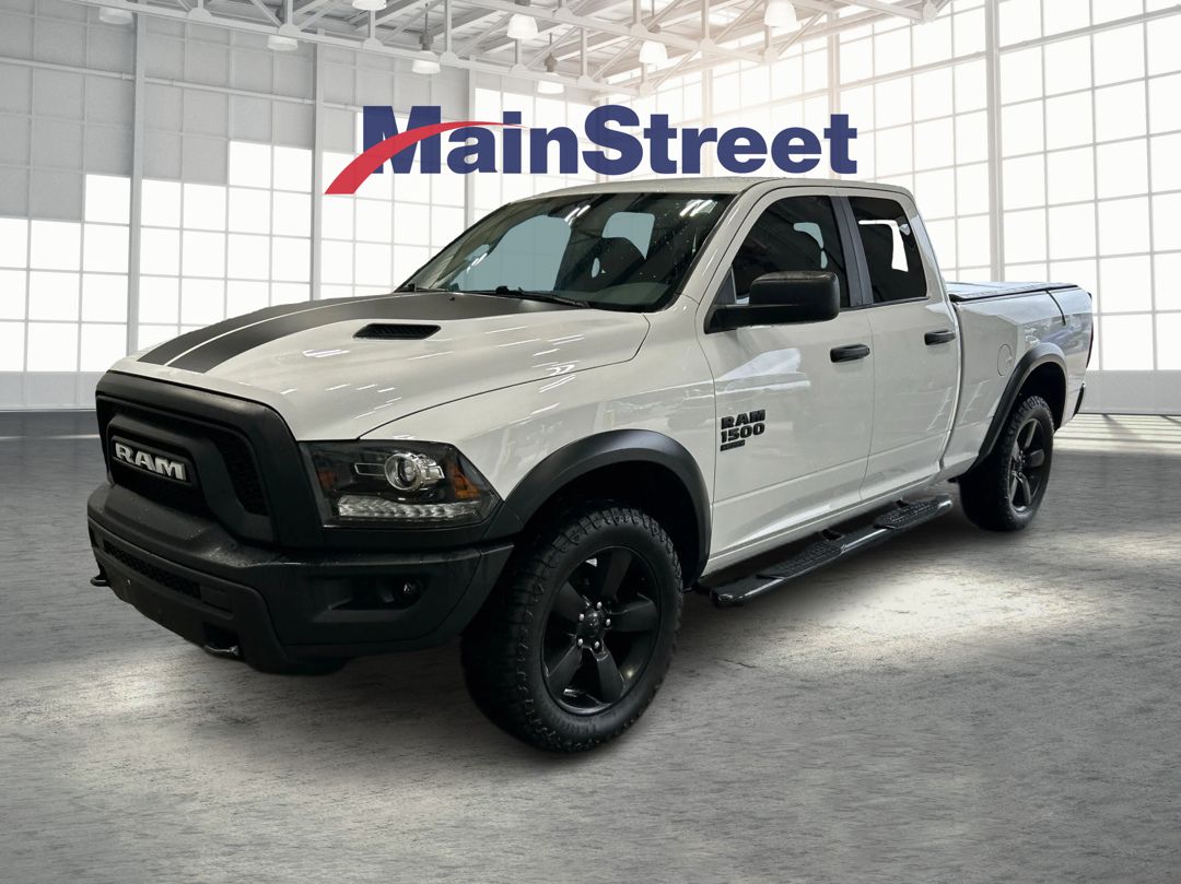 Bright White Clearcoat 2020 RAM 1500 Pickup Truck Four-Wheel Drive 8-Speed Automatic