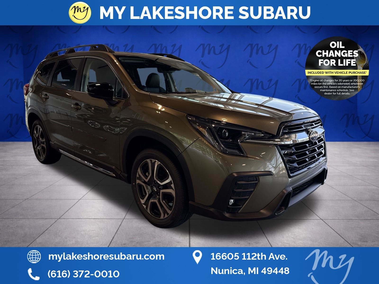 Autumn Green Metallic 2026 Subaru Ascent SUV / Crossover All-Wheel Drive Continuously Variable Transmission