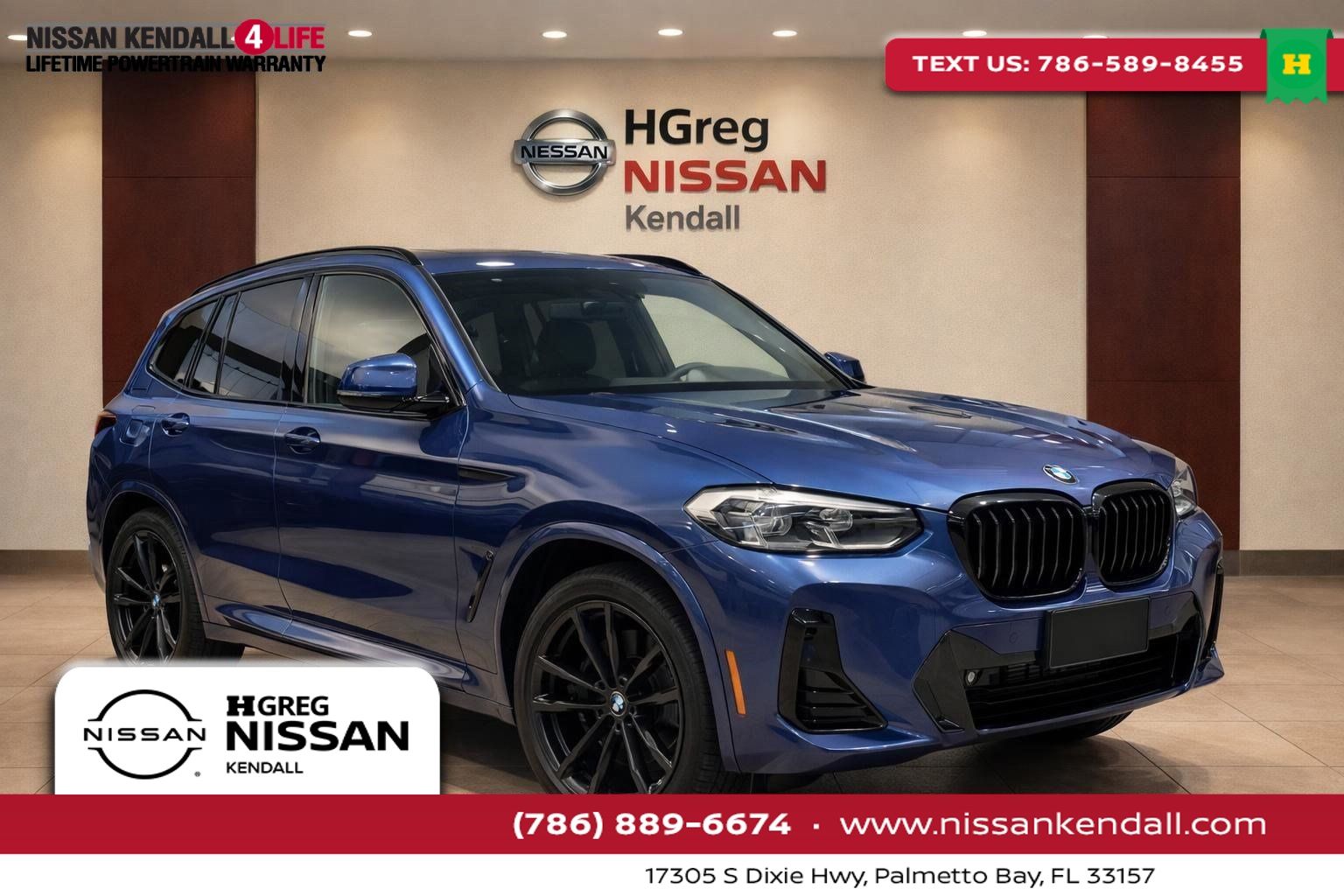 Phytonic Blue Metallic 2023 BMW X3 SUV / Crossover Rear-Wheel Drive 8-Speed Automatic