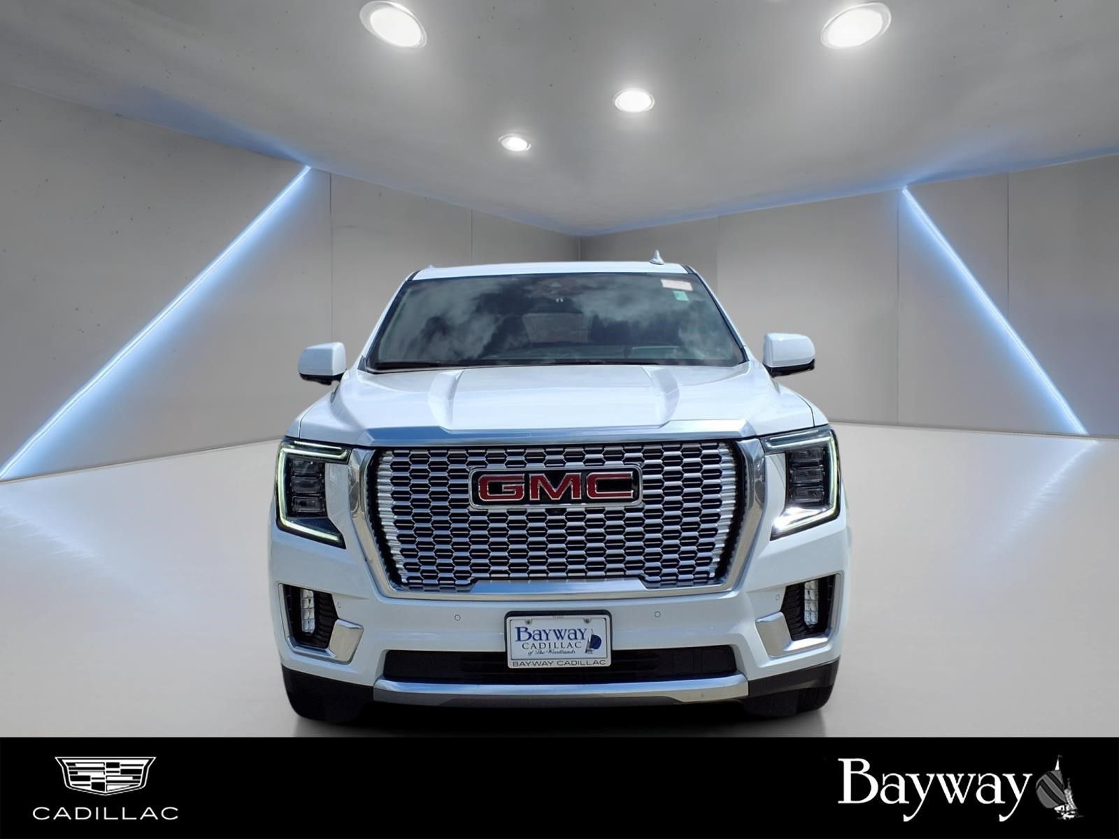 2023 GMC Yukon Denali White at DeMontrond Automotive Group