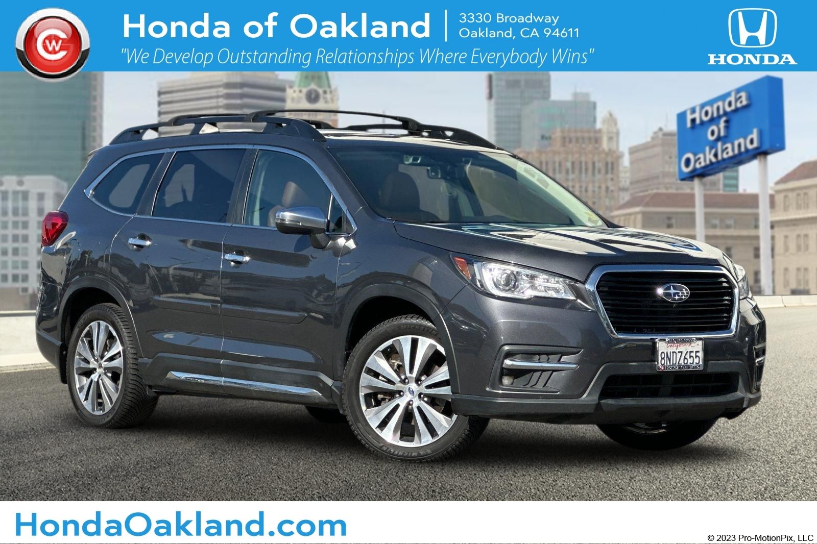 Magnetite Gray Metallic 2020 Subaru Ascent Touring 7-Passenger AWD SUV / Crossover All-Wheel Drive Continuously Variable Transmission
