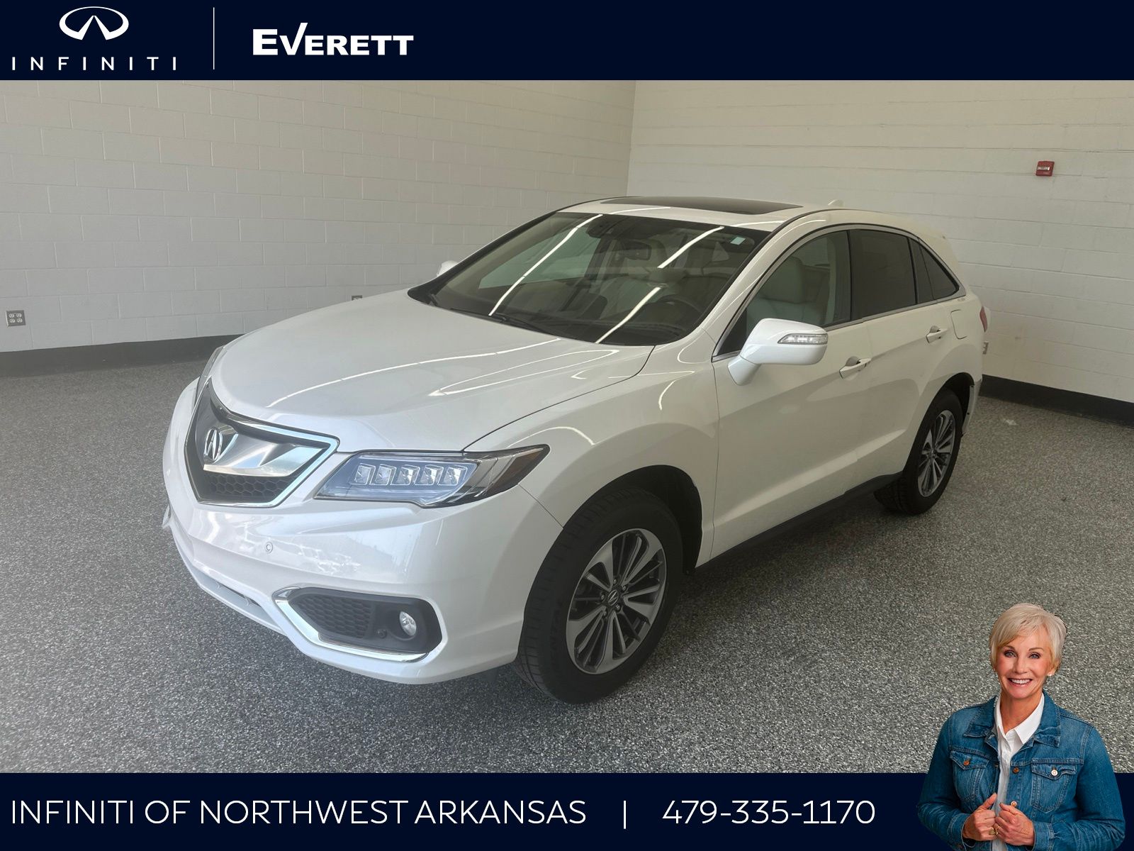 White Diamond Pearl 2016 Acura RDX SUV / Crossover Front-Wheel Drive 6-Speed Automatic
