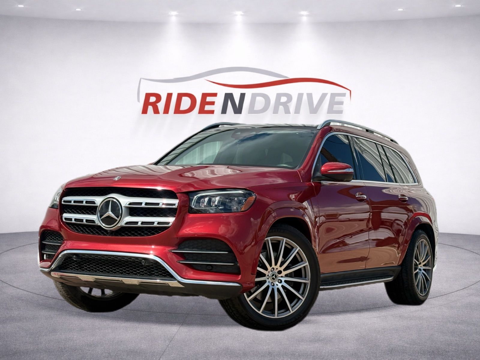 MANUFAKTUR Cardinal Red Metallic 2022 Mercedes-Benz GLS 450 4MATIC SUV / Crossover All-Wheel Drive 9-Speed Automatic