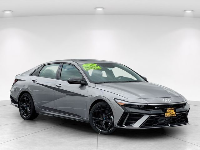 Fluid Metal 2025 Hyundai Elantra N Line FWD Sedan Front-Wheel Drive 7-Speed Dual Clutch