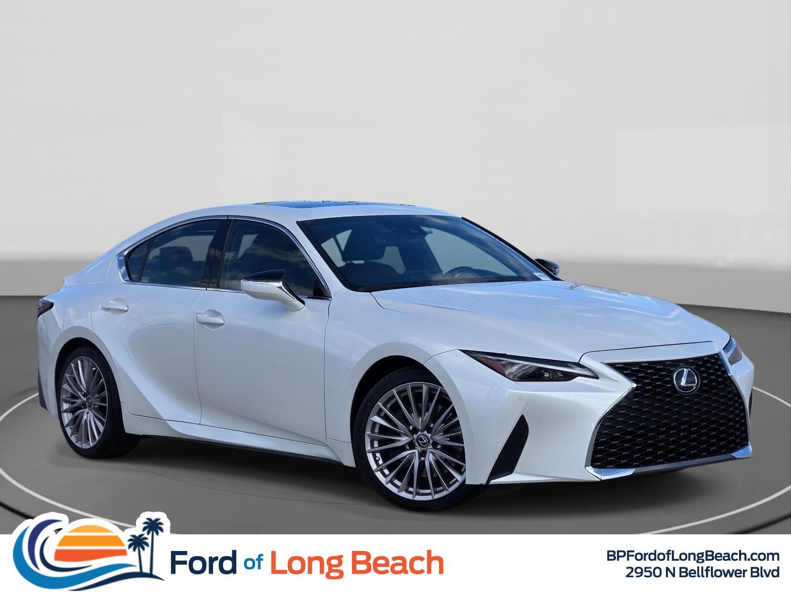 White Pearl 2023 Lexus IS 300 RWD Sedan Rear-Wheel Drive 8-Speed Automatic