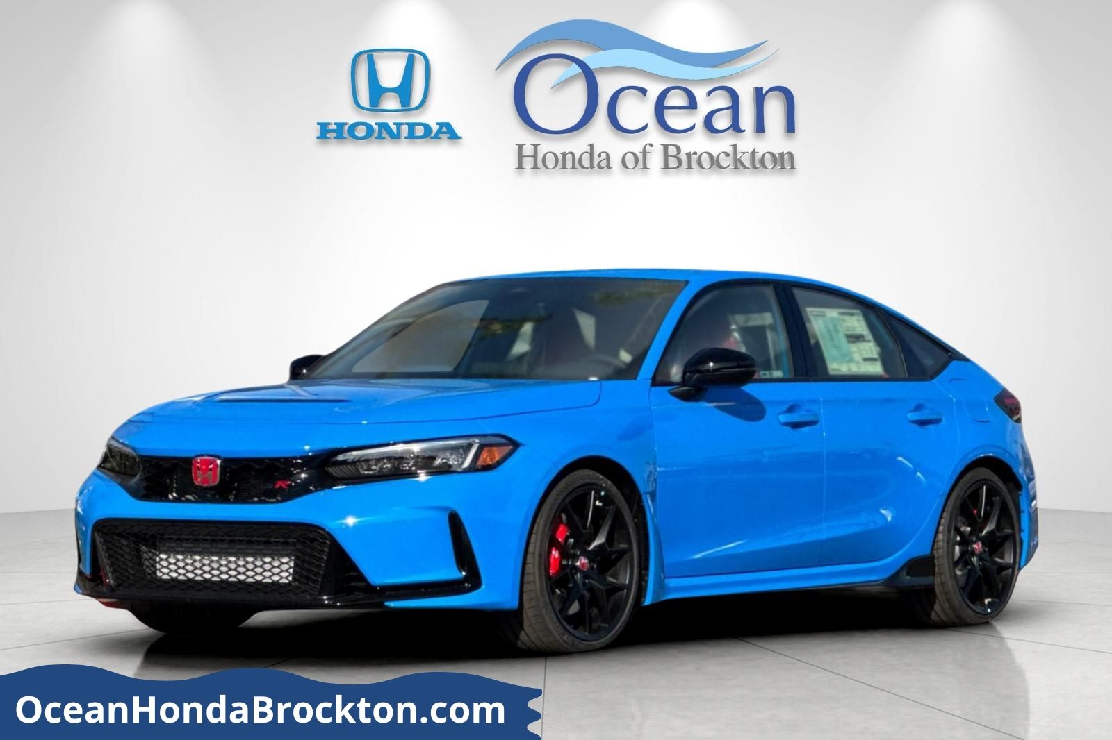 Black (Obsidian Blue Pearl) 2026 Honda Civic Type R Hatchback Front-Wheel Drive 6-Speed Manual