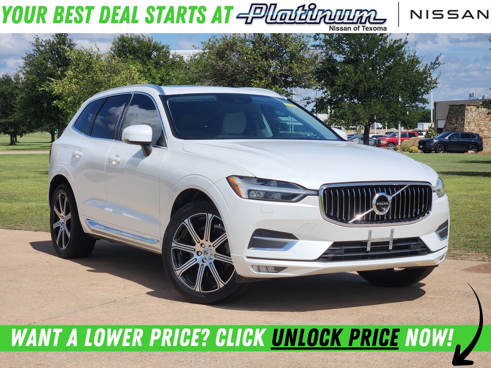 Crystal White 2020 Volvo XC60 T6 Inscription AWD SUV / Crossover All-Wheel Drive Automatic