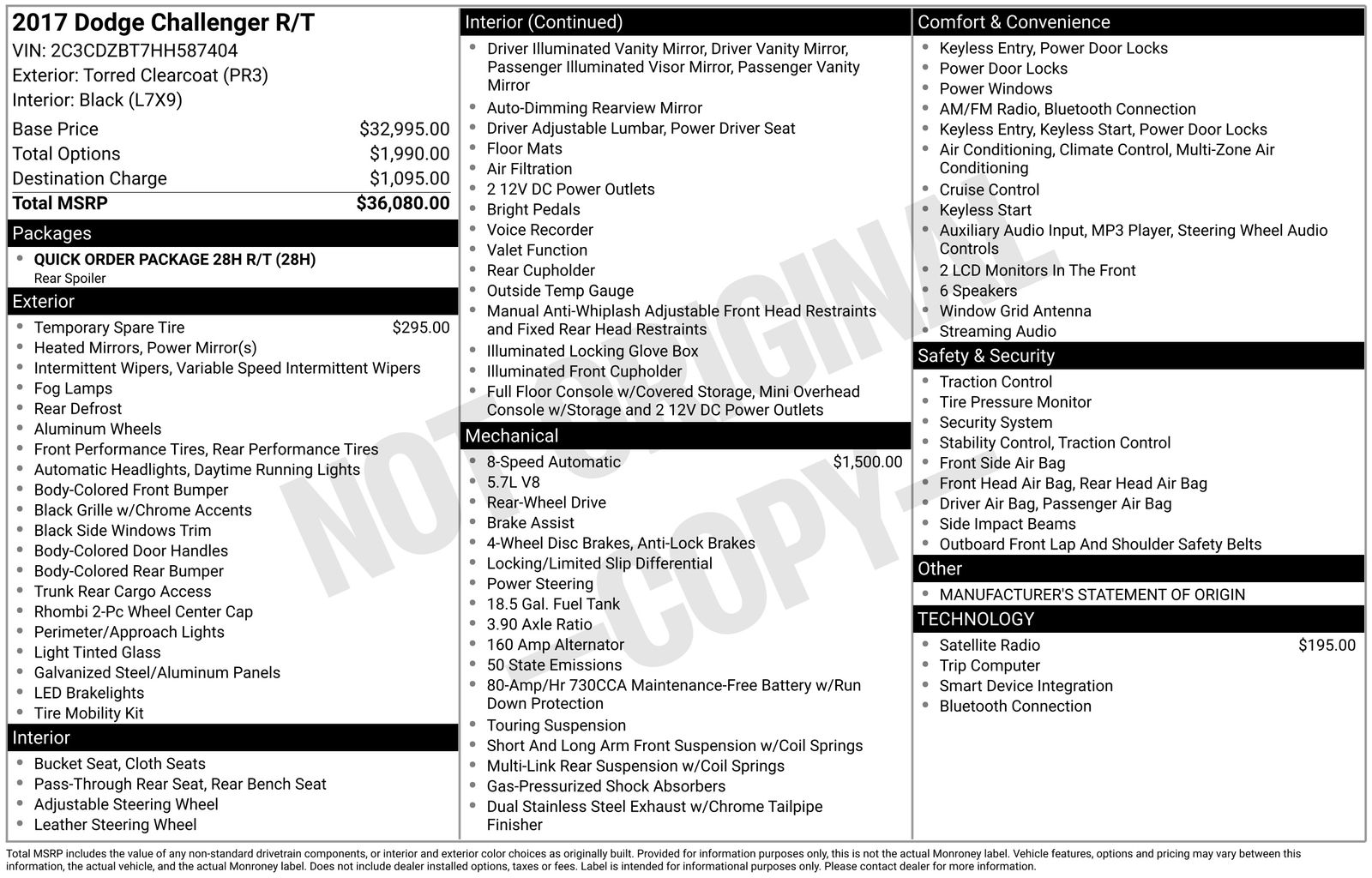 Used Car 2017 Dodge Challenger  R/t For Sale Under $15,000 In Austin, Texas