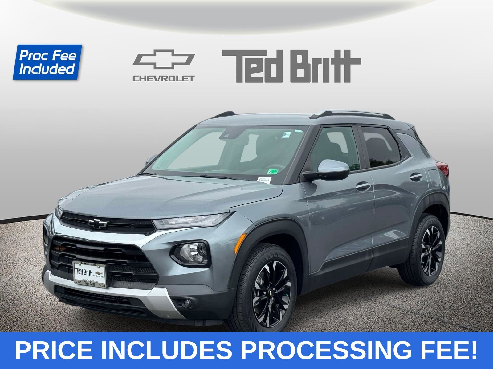 Gray (Steel Metallic) 2022 Chevrolet Trailblazer SUV / Crossover Front-Wheel Drive Continuously Variable Transmission