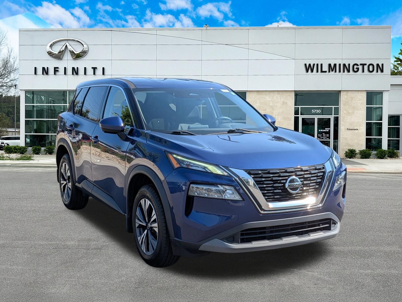 Caspian Blue Metallic 2021 Nissan Rogue SUV / Crossover Front-Wheel Drive Continuously Variable Transmission
