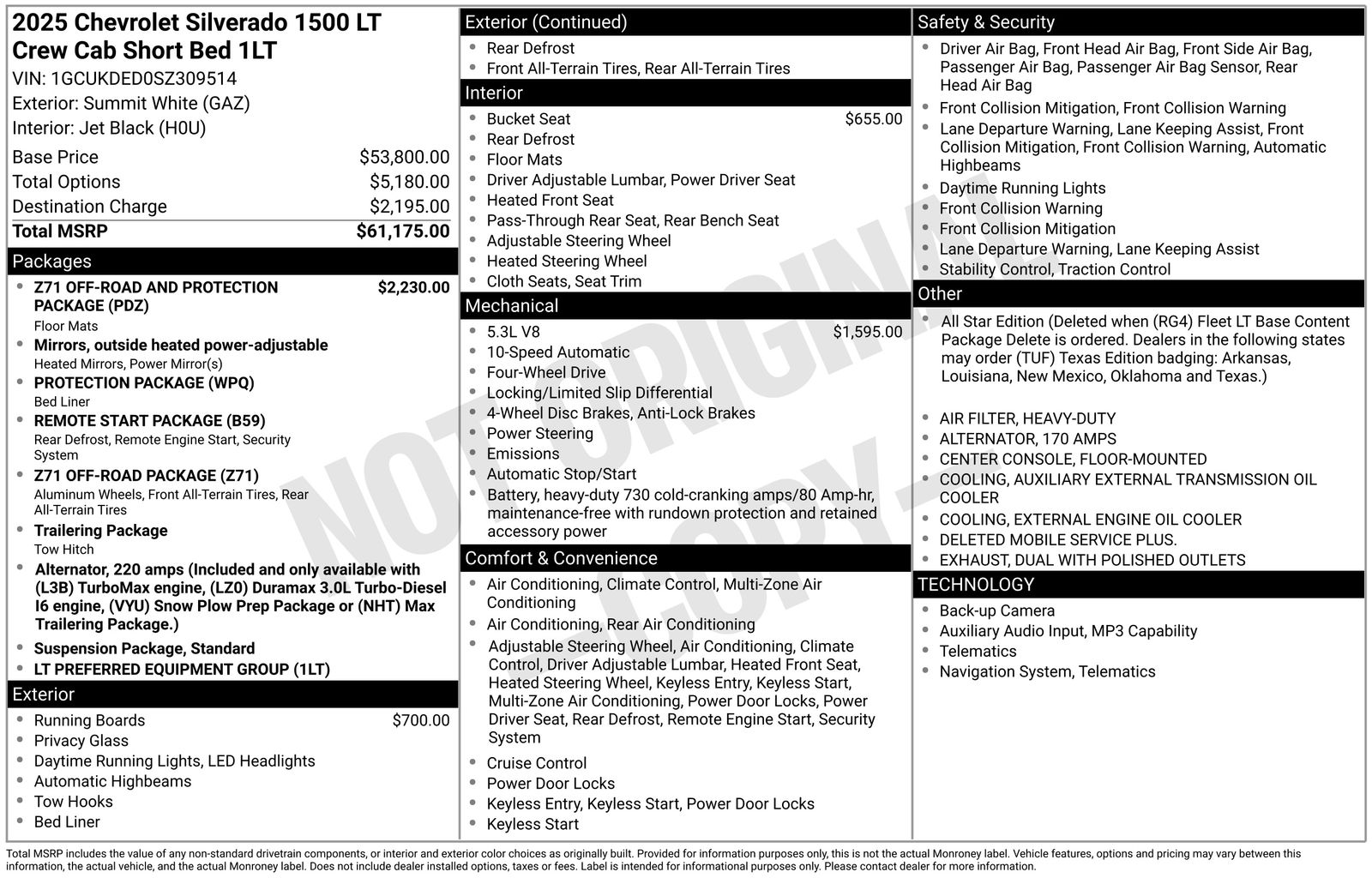 Used Car 2025 Chevrolet Silverado 1500  Lt For Sale Under $50,000 In Austin, Texas