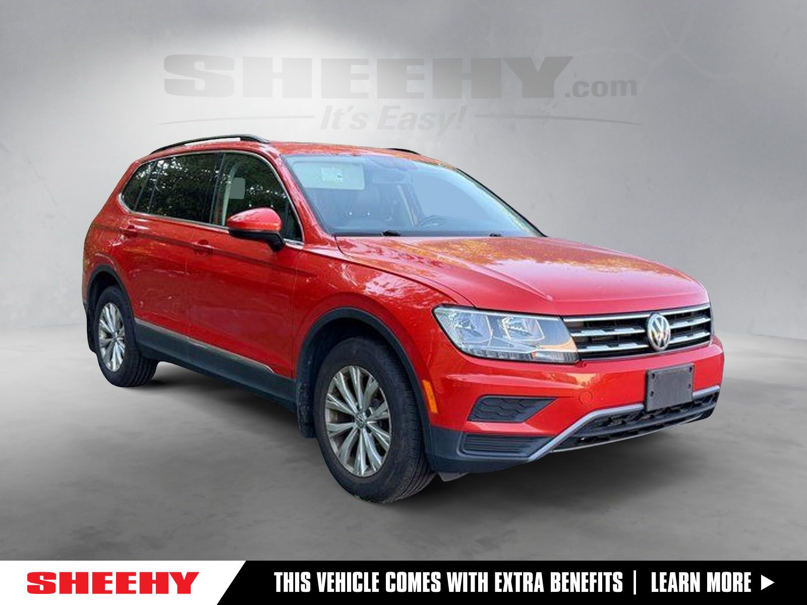 Orange Metallic 2018 Volkswagen Tiguan SE SUV / Crossover Front-Wheel Drive 8-Speed Automatic