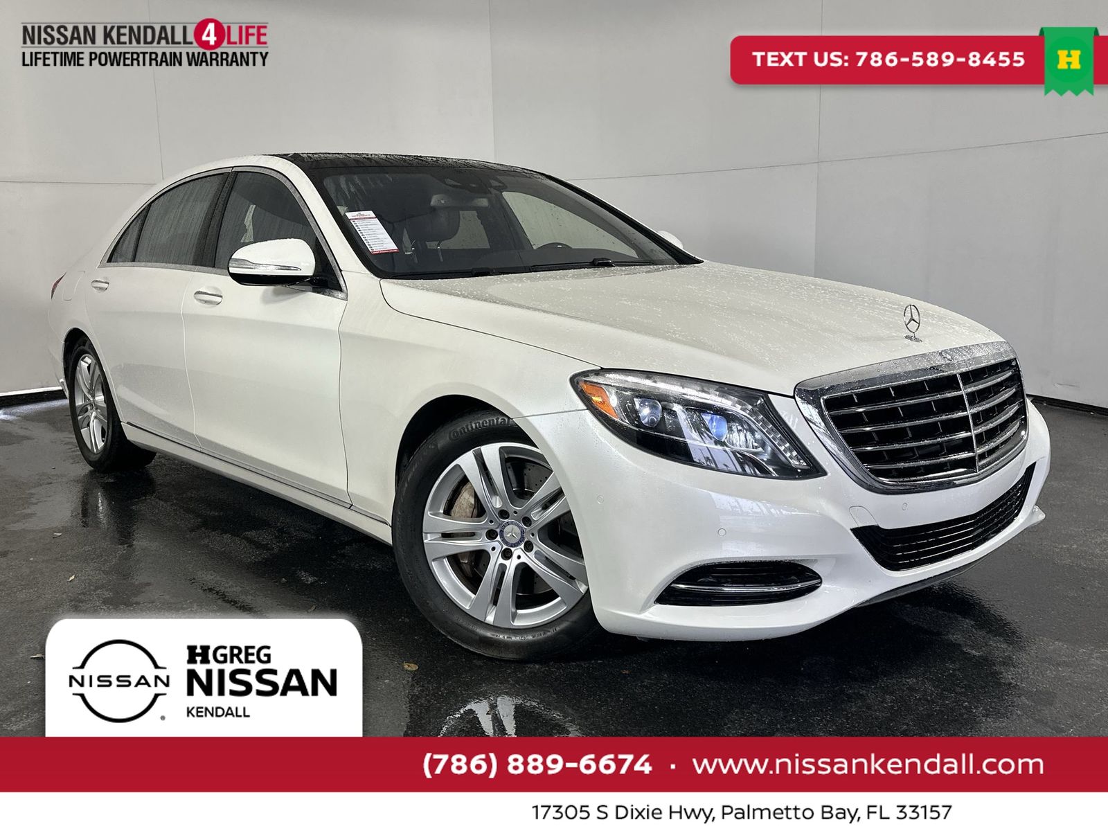 designo Diamond White Metallic 2017 Mercedes-Benz S-Class S 550 Sedan Sedan Rear-Wheel Drive 9-Speed Automatic