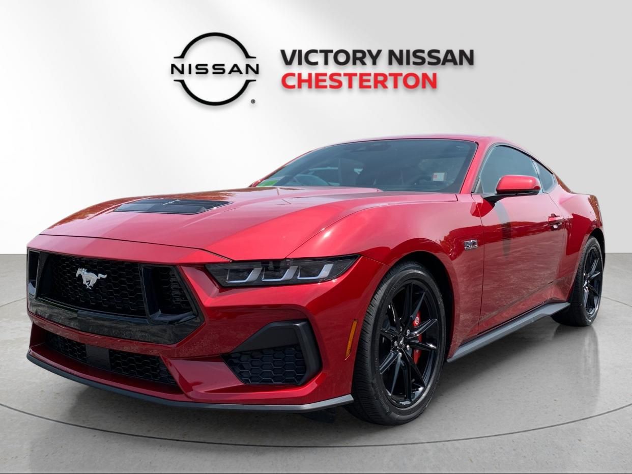 Red Metallic 2024 Ford Mustang Coupe Rear-Wheel Drive Automatic