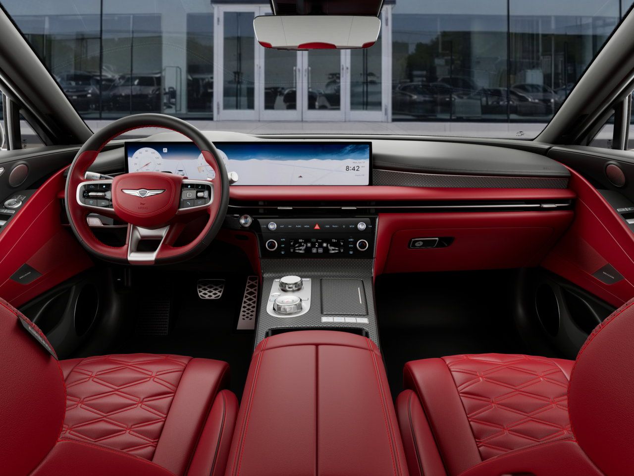 2026 Genesis G80 3.5T Sport Prestige Silver at Genesis of Spring