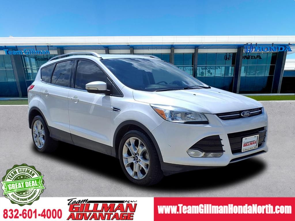White Platinum Tricoat 2014 Ford Escape Titanium FWD SUV / Crossover Front-Wheel Drive 6-Speed Automatic