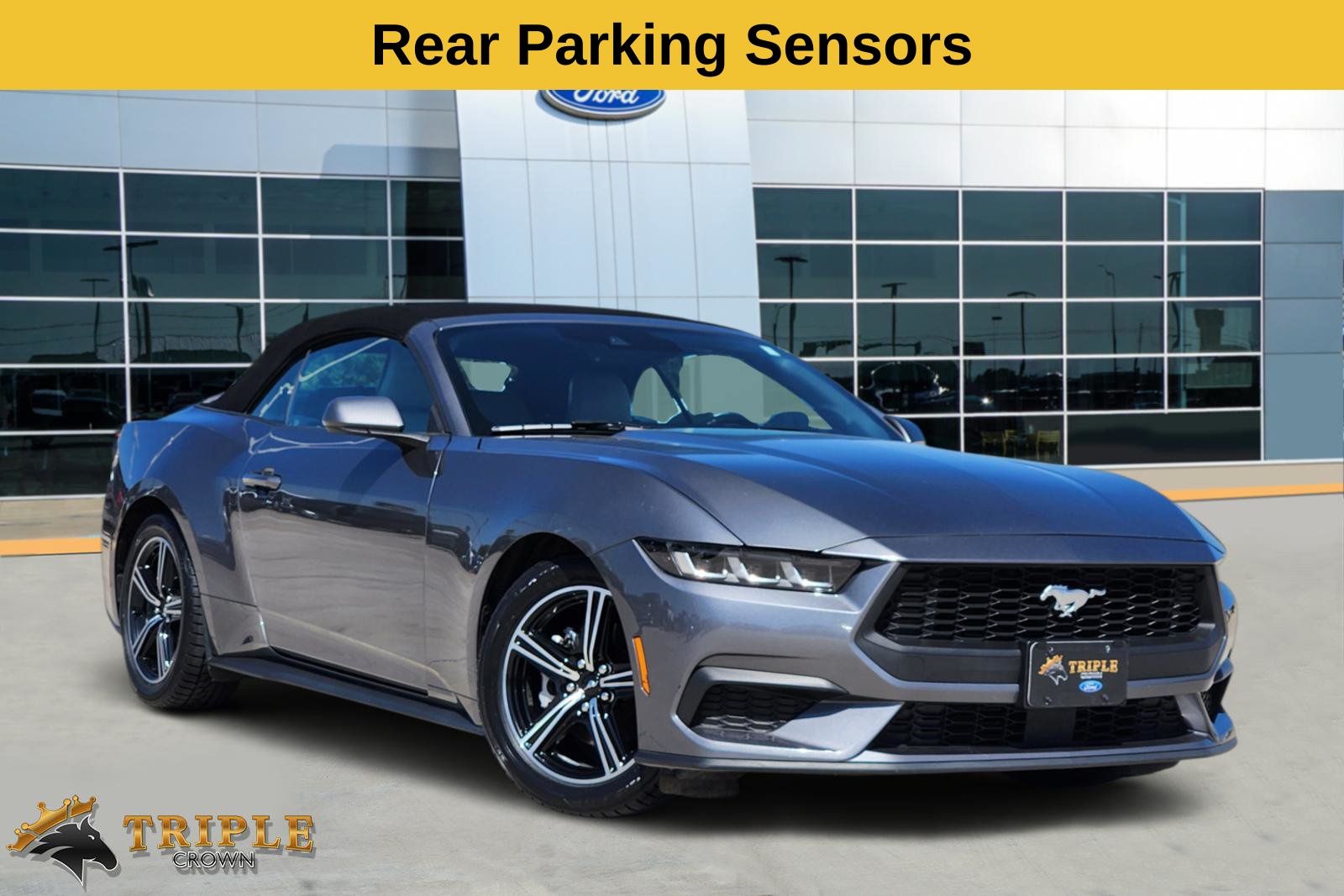 Carbonized Gray Metallic 2024 Ford Mustang Convertible Rear-Wheel Drive Automatic