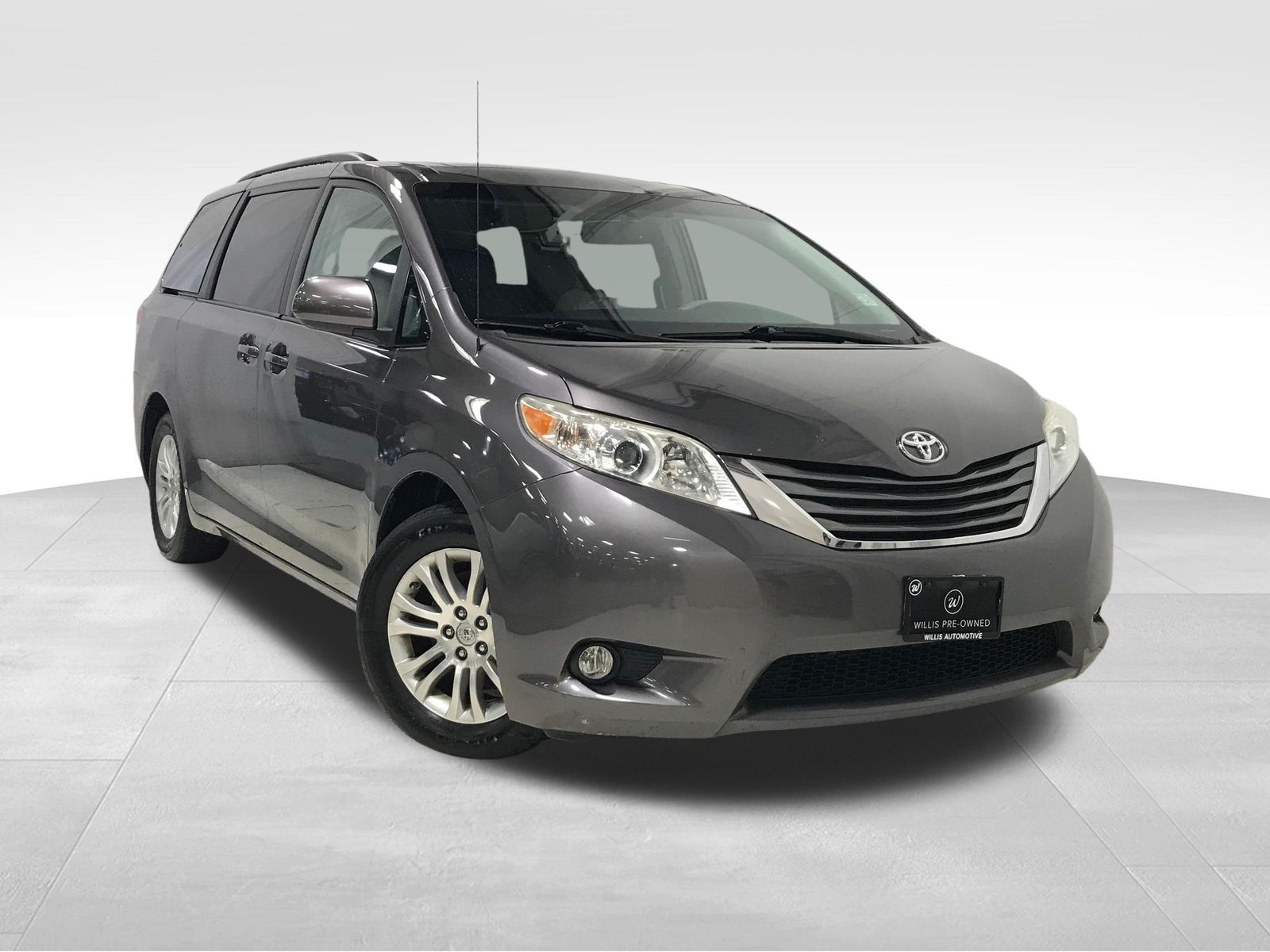 Predawn Gray Mica 2012 Toyota Sienna XLE 7-Passenger Minivan Front-Wheel Drive 6-Speed Automatic Overdrive