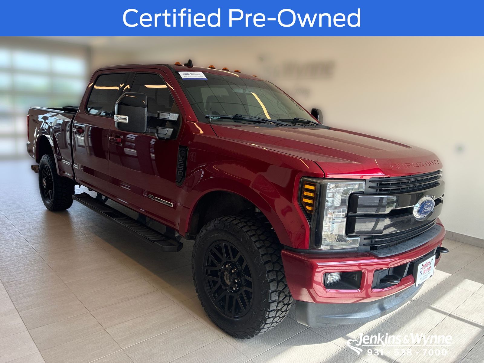 Ruby Red Metallic Tinted Clearcoat 2019 Ford F-250 Super Duty Pickup Truck Four-Wheel Drive 6-Speed Automatic