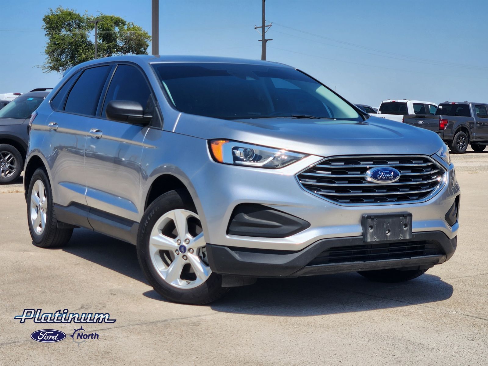 Silver Metallic 2020 Ford Edge SUV / Crossover Front-Wheel Drive 8-Speed Automatic