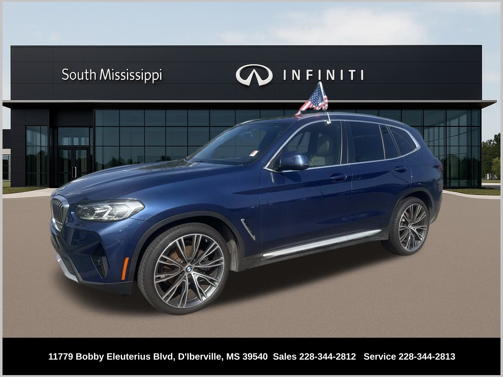 Phytonic Blue Metallic 2023 BMW X3 SUV / Crossover Rear-Wheel Drive 8-Speed Automatic