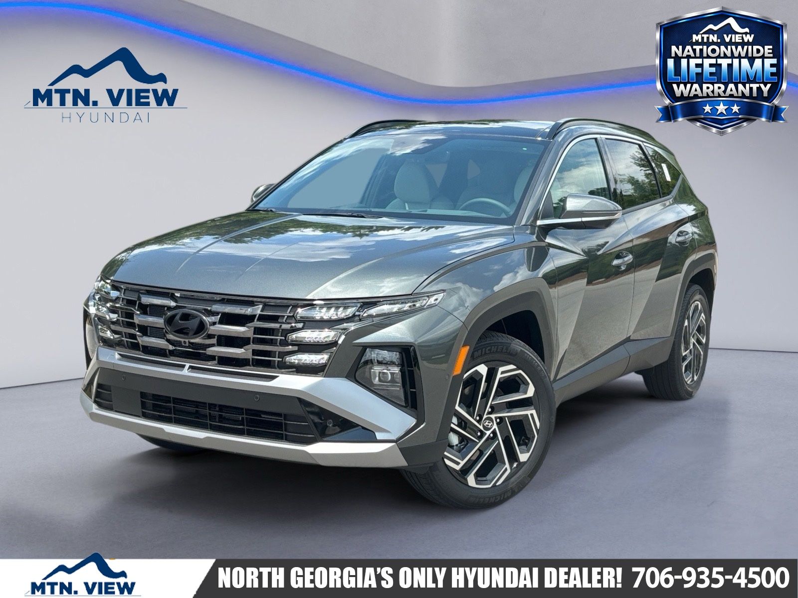 Amazon Gray 2026 Hyundai Tucson Hybrid SUV / Crossover All-Wheel Drive 6-Speed Automatic