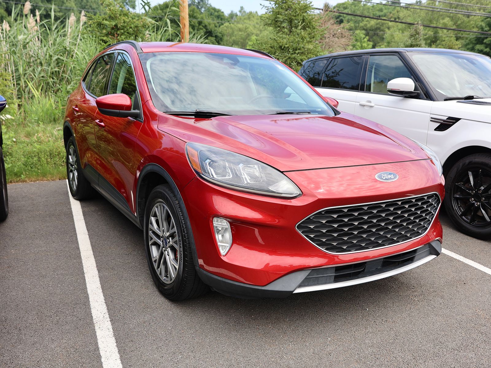 Red Metallic 2021 Ford Escape SUV / Crossover All-Wheel Drive 8-Speed Automatic