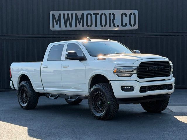 Pearl White 2020 RAM 2500 Pickup Truck Four-Wheel Drive 6-Speed Automatic