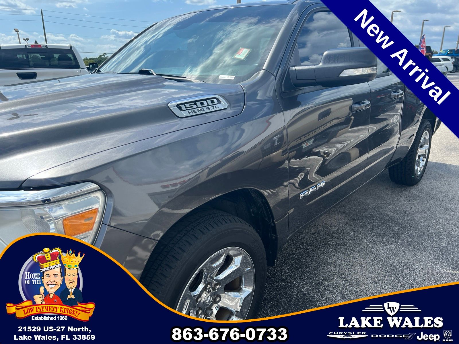 2021 Crystal Metallic Ram 1500 Big Horn/Lone Star RWD Truck