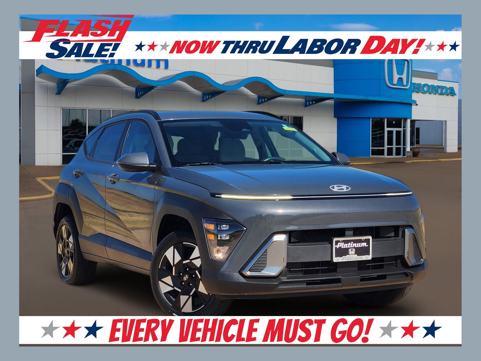 Ecotronic Gray Pearl 2024 Hyundai Kona SUV / Crossover All-Wheel Drive Continuously Variable Transmission