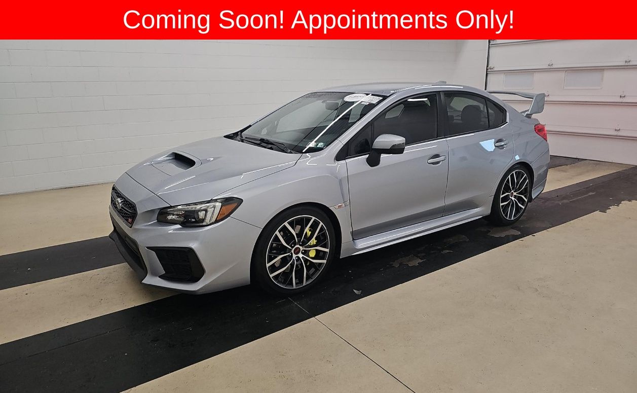 Ice Silver Metallic 2020 Subaru WRX STI Sedan All-Wheel Drive 6-Speed Manual