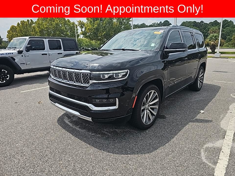 Diamond Black 2023 Jeep Grand Wagoneer SUV / Crossover Four-Wheel Drive 8-Speed Automatic