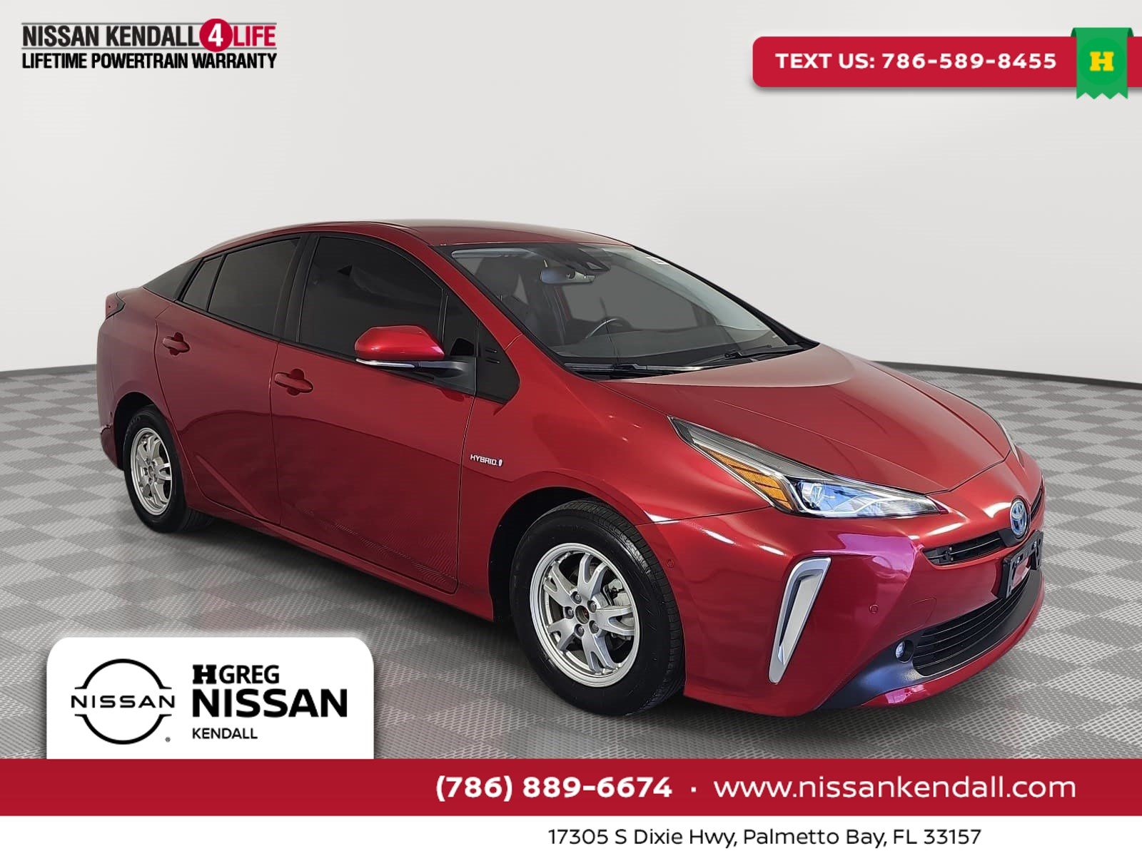 Supersonic Red 2022 Toyota Prius Hatchback Front-Wheel Drive Continuously Variable Transmission