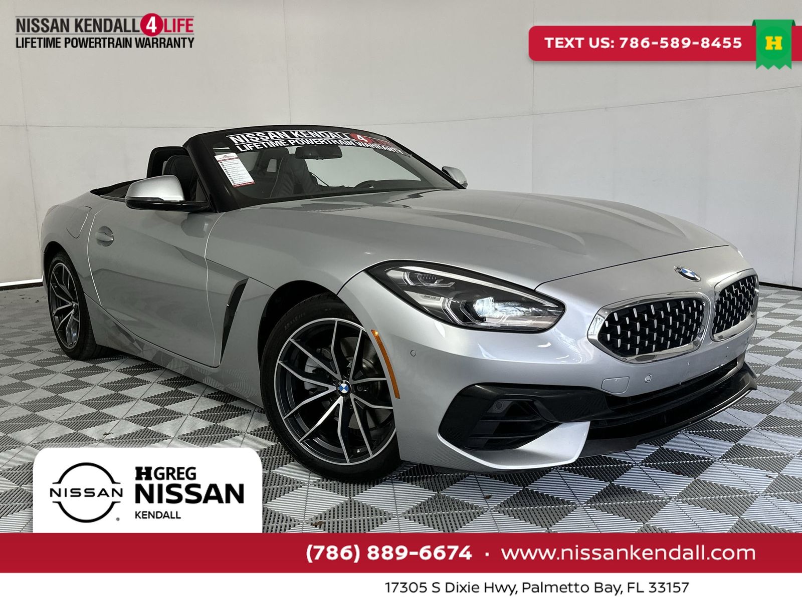 Glacier Silver Metallic 2019 BMW Z4 sDrive30i RWD Convertible Rear-Wheel Drive 8-Speed Automatic