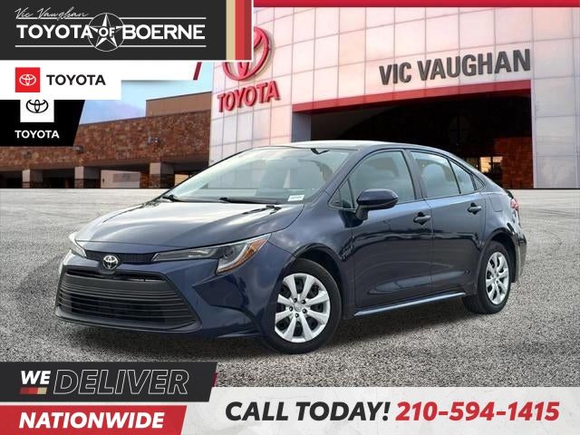 Blue (Dark) 2024 Toyota Corolla Sedan Front-Wheel Drive Continuously Variable Transmission
