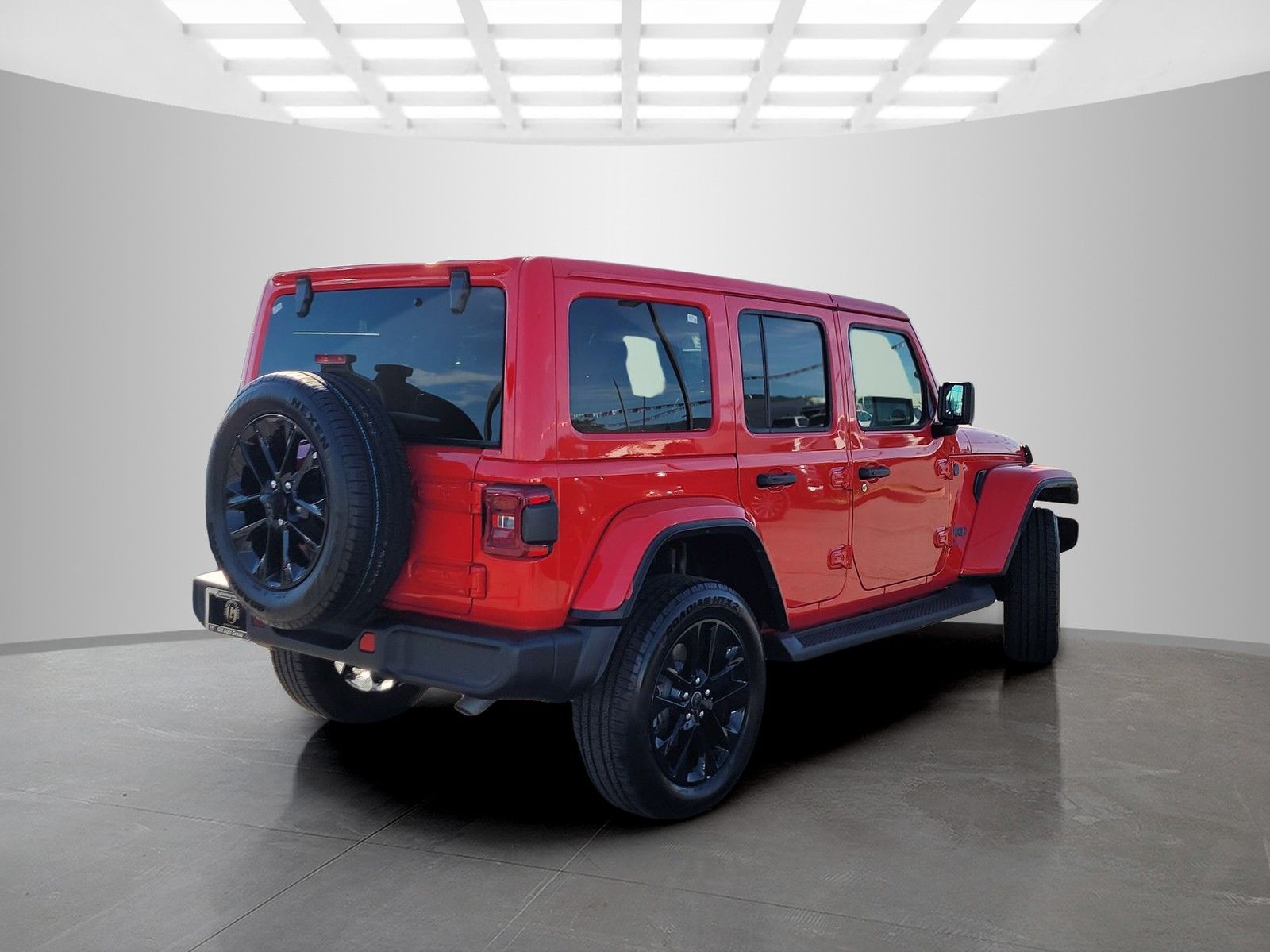 Used 2025 Red Jeep Sahara 4xe image 4