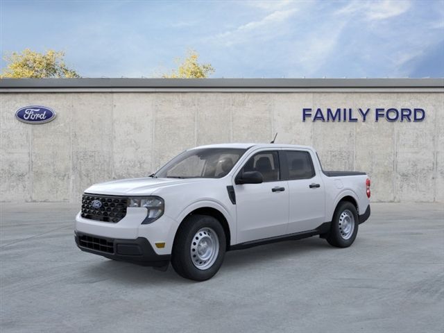 Oxford White 2025 Ford Maverick XL SuperCrew AWD Pickup Truck All-Wheel Drive Continuously Variable Transmission