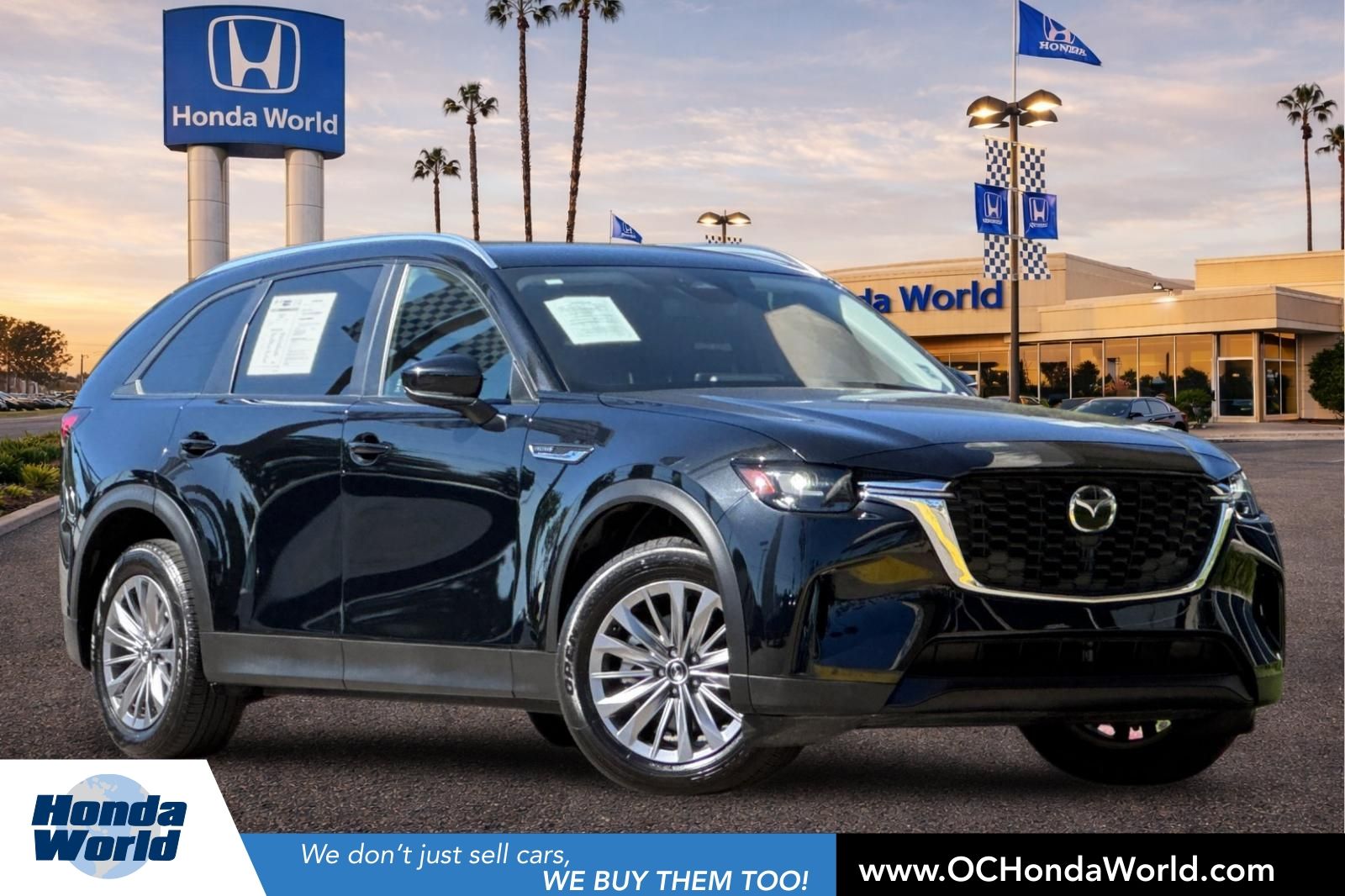 Jet Black Mica 2025 Mazda CX-90 SUV / Crossover All-Wheel Drive 8-Speed Automatic